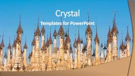  Presentation with hidden - Colorful presentation theme enhanced with hidden in a remote area backdrop and a  colored foreground