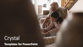  Presentation with hidden - Audience pleasing PPT layouts consisting of hidden-view-of-a-grandmother backdrop and a tawny brown colored foreground