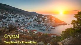  Presentation with mangrove avicenia marina - Slide deck consisting of hidro - panoramic views of the marina background and a tawny brown colored foreground