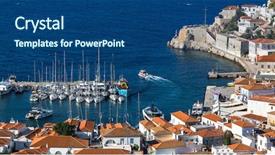  Presentation with marina - Beautiful presentation featuring hidro - view of the hydra island backdrop and a ocean colored foreground