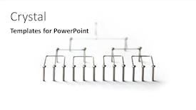  Presentation with organization - Presentation theme with hierarchy command chain company organization structure or layer concept image top down structure made from chrome wires and chrome nails on white shallow depth of field isolated on white background and a white colored foreground