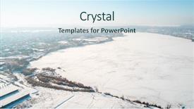  Presentation with living above - Beautiful slides featuring high above rural slow living backdrop and a  colored foreground