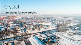  Presentation with living above - Cool new theme with high above rural slow living backdrop and a  colored foreground