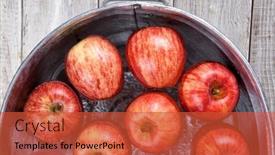  Presentation with tub - Presentation enhanced with high-angle-closeup background and a red colored foreground