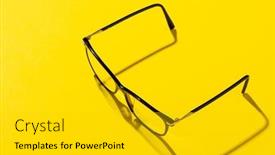  Presentation with yellow medical - Presentation featuring high-angle-composition-of-pair background and a  colored foreground