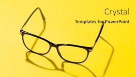  Presentation with yellow medical - Slide set with high-angle-composition-of-pair background and a  colored foreground