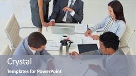  Presentation with international business - PPT layouts featuring high angle of international business background and a gray colored foreground