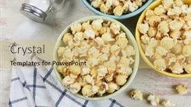  Presentation with spilling - Beautiful PPT layouts featuring high-angle-shot-of-three backdrop and a yellow colored foreground