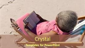  Presentation with retirement - Presentation theme featuring high-angle-view-of-african background and a red colored foreground