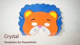  Presentation with low angle view of hockey - Theme consisting of high angle view of animal background and a  colored foreground