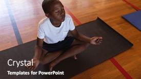  Presentation with high school - Slide deck having high-angle-view-of-black background and a wine colored foreground