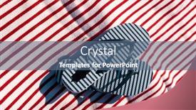  Presentation with red white blue - Presentation enhanced with high-angle-view-of-blue background and a ocean colored foreground