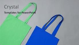  Presentation with canvas - Theme enhanced with high-angle-view-of-blue background and a light gray colored foreground