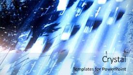  Presentation with cars - Slide deck with high angle view of car background and a light blue colored foreground