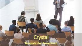  Presentation with diverse business people - Slides enhanced with high angle view of caucasian background and a tawny brown colored foreground