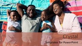  Presentation with african american children - Theme consisting of high-angle-view-of-cheerful background and a coral colored foreground