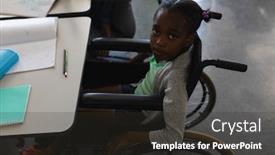  Presentation with high school - Cool new slide deck with high-angle-view-of-disable backdrop and a dark gray colored foreground