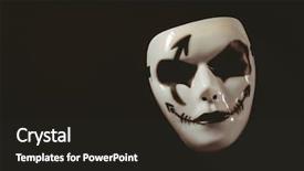  Presentation with evil - Cool new presentation with high angle view of evil backdrop and a  colored foreground