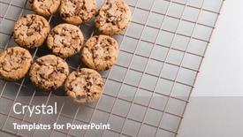  Presentation with food preparation - Slide set consisting of high-angle-view-of-fresh background and a gray colored foreground