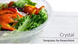  Presentation with vegan food - Presentation featuring high-angle-view-of-fresh background and a white colored foreground