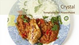  Presentation with capsicum - Cool new slide deck with served with a spice tomat backdrop and a soft green colored foreground