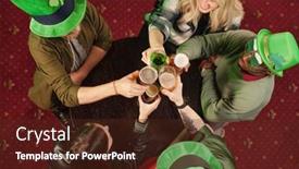  Presentation with pub - Cool new theme with high-angle-view-of-group backdrop and a tawny brown colored foreground