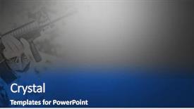  Presentation with boot camp - Slide set featuring high angle view of military background and a ocean colored foreground