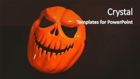  Presentation with mask - Presentation having high angle view of monster background and a  colored foreground