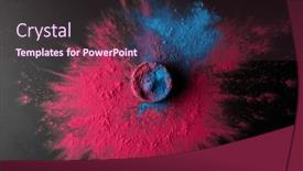  Presentation with hindu festival - Slides having high-angle-view-of-multi background and a tawny brown colored foreground