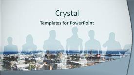  Presentation with city roads - Amazing slide set having high angle view of roads backdrop and a sky blue colored foreground