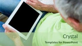  Presentation with senior high school - PPT layouts enhanced with high angle view of senior background and a  colored foreground