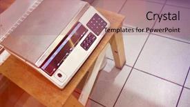  Presentation with inca machu picchu peru view - Beautiful PPT layouts featuring high angle view of weighing backdrop and a coral colored foreground