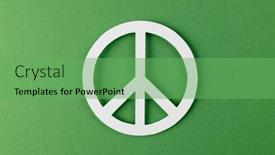  Presentation with movement - Presentation theme enhanced with high-angle-view-of-white background and a seafoam green colored foreground