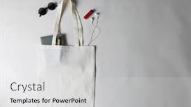  Presentation with canvas - Theme having high-angle-view-of-white background and a light gray colored foreground