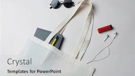  Presentation with canvas - PPT theme enhanced with high-angle-view-of-white background and a light gray colored foreground