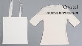  Presentation with canvas - Slide set having high-angle-view-of-white background and a light gray colored foreground