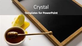  Presentation with health and education - Slide deck having high-angle-view-of-writing background and a dark gray colored foreground