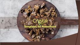  Presentation with broad - Audience pleasing slide set consisting of high-angle-view backdrop and a tawny brown colored foreground