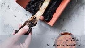  Presentation with dip - Cool new presentation theme with high-angle-view backdrop and a light gray colored foreground