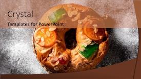  Presentation with kings - PPT layouts enhanced with high-angle-view background and a coral colored foreground