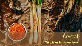  Presentation with dip - PPT theme consisting of high-angle-view background and a  colored foreground