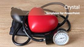  Presentation with for black women heart disease - Cool new PPT theme with high blood pressure - black tonometer and heart backdrop and a coral colored foreground