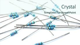  Presentation with electric - Slide deck having  background and a  colored foreground