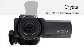  Presentation with google video - Cool new presentation theme with deteriorating painted brick wall stylized with grunge effects part of a photo illustration series backdrop and a light gray colored foreground