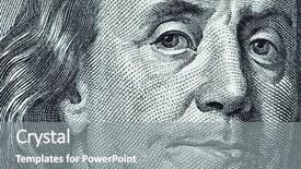  Presentation with definition - PPT theme with high definition benjamin franklin portrait background and a gray colored foreground