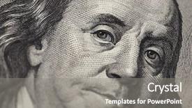  Presentation with definition - Theme featuring high definition benjamin franklin portrait background and a gray colored foreground