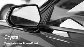  Presentation with mirror - Presentation with high end - car side mirror background and a gray colored foreground