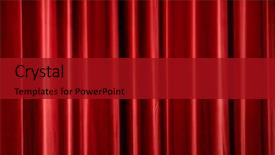  Presentation with red stage curtain - PPT theme having high end - red stage curtain background texture background and a crimson colored foreground