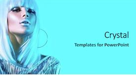  Presentation with cosmic - Amazing presentation design having high fashion model girl backdrop and a white colored foreground