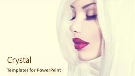  Presentation with luxury fashion - Presentation theme consisting of vietnamese mother and daughter in ao dai traditional dress celebrate new year at home tet holiday background and a light gray colored foreground.